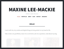 Tablet Screenshot of maxinelee.com